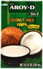 Mleko kokosowe (70% wyciągu z kokosa) w kartonie 250ml - AROY-D